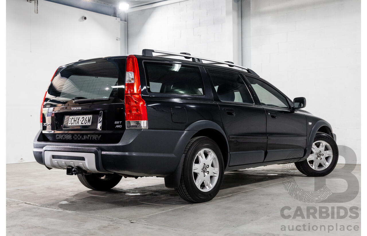 8/2005 Volvo XC70 SE (AWD) MY06 4d Wagon Black Stone Turbo 2.5L