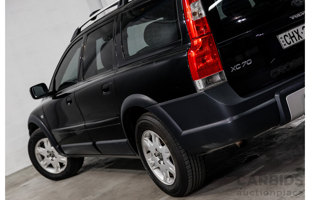 8/2005 Volvo XC70 SE (AWD) MY06 4d Wagon Black Stone Turbo 2.5L