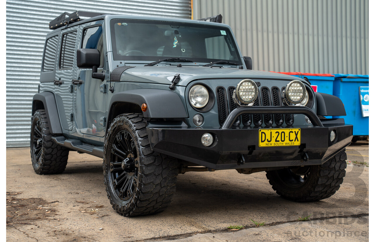 4/2014 Jeep Wrangler Unlimited Sport (4x4) JK MY13 4d Hardtop Anvil Grey V6 3.6L
