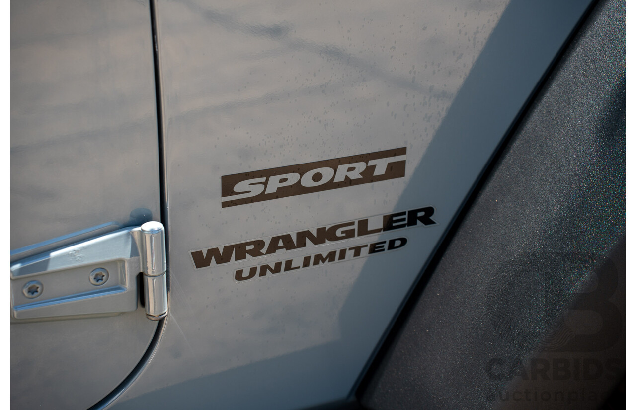 4/2014 Jeep Wrangler Unlimited Sport (4x4) JK MY13 4d Hardtop Anvil Grey V6 3.6L