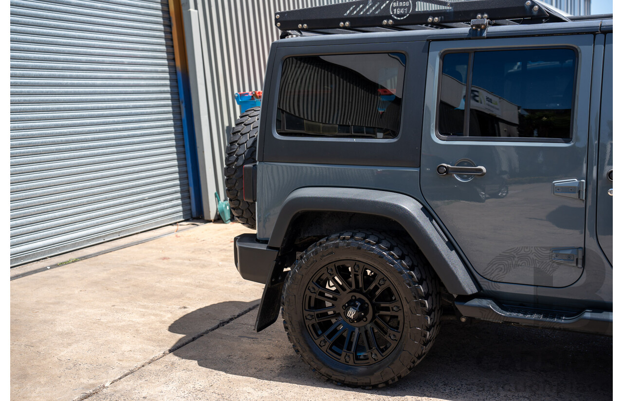 4/2014 Jeep Wrangler Unlimited Sport (4x4) JK MY13 4d Hardtop Anvil Grey V6 3.6L