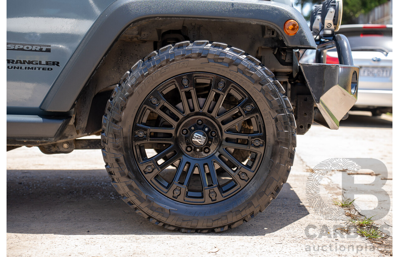 4/2014 Jeep Wrangler Unlimited Sport (4x4) JK MY13 4d Hardtop Anvil Grey V6 3.6L