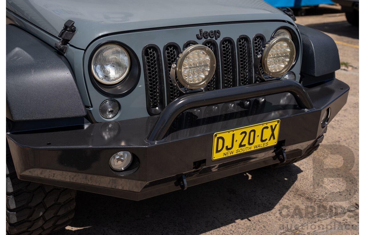 4/2014 Jeep Wrangler Unlimited Sport (4x4) JK MY13 4d Hardtop Anvil Grey V6 3.6L