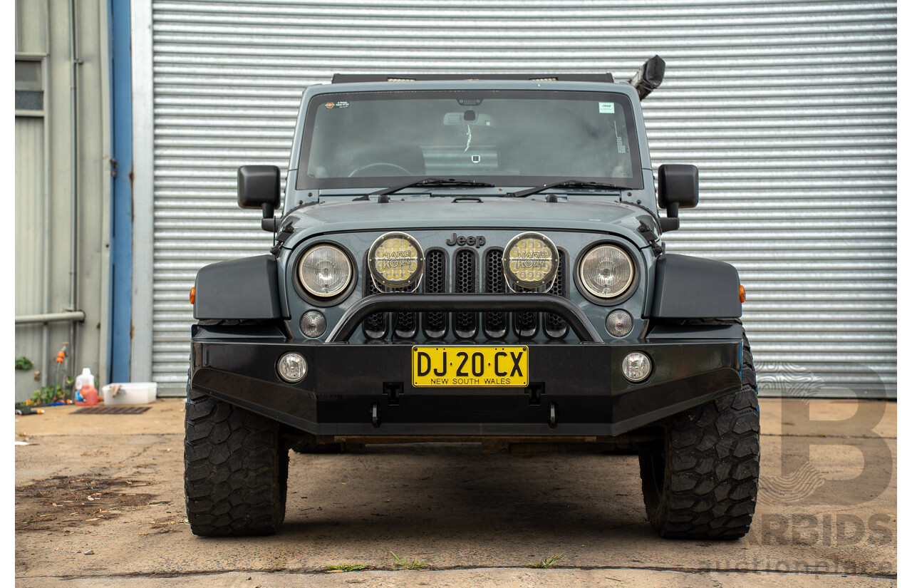 4/2014 Jeep Wrangler Unlimited Sport (4x4) JK MY13 4d Hardtop Anvil Grey V6 3.6L