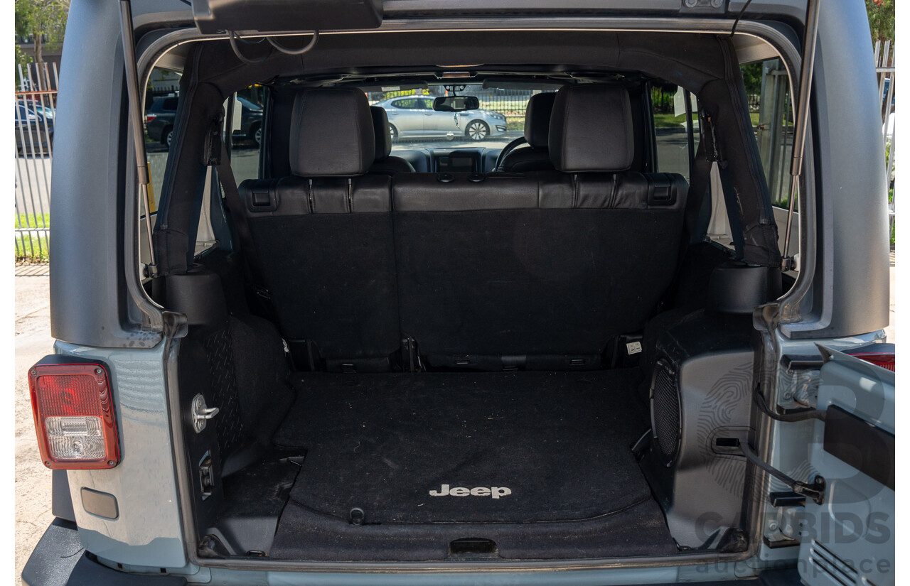 4/2014 Jeep Wrangler Unlimited Sport (4x4) JK MY13 4d Hardtop Anvil Grey V6 3.6L