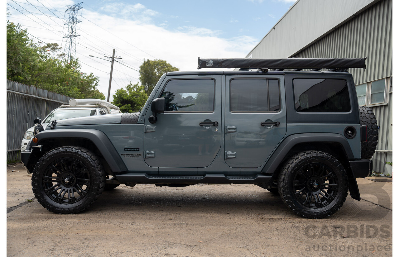 4/2014 Jeep Wrangler Unlimited Sport (4x4) JK MY13 4d Hardtop Anvil Grey V6 3.6L