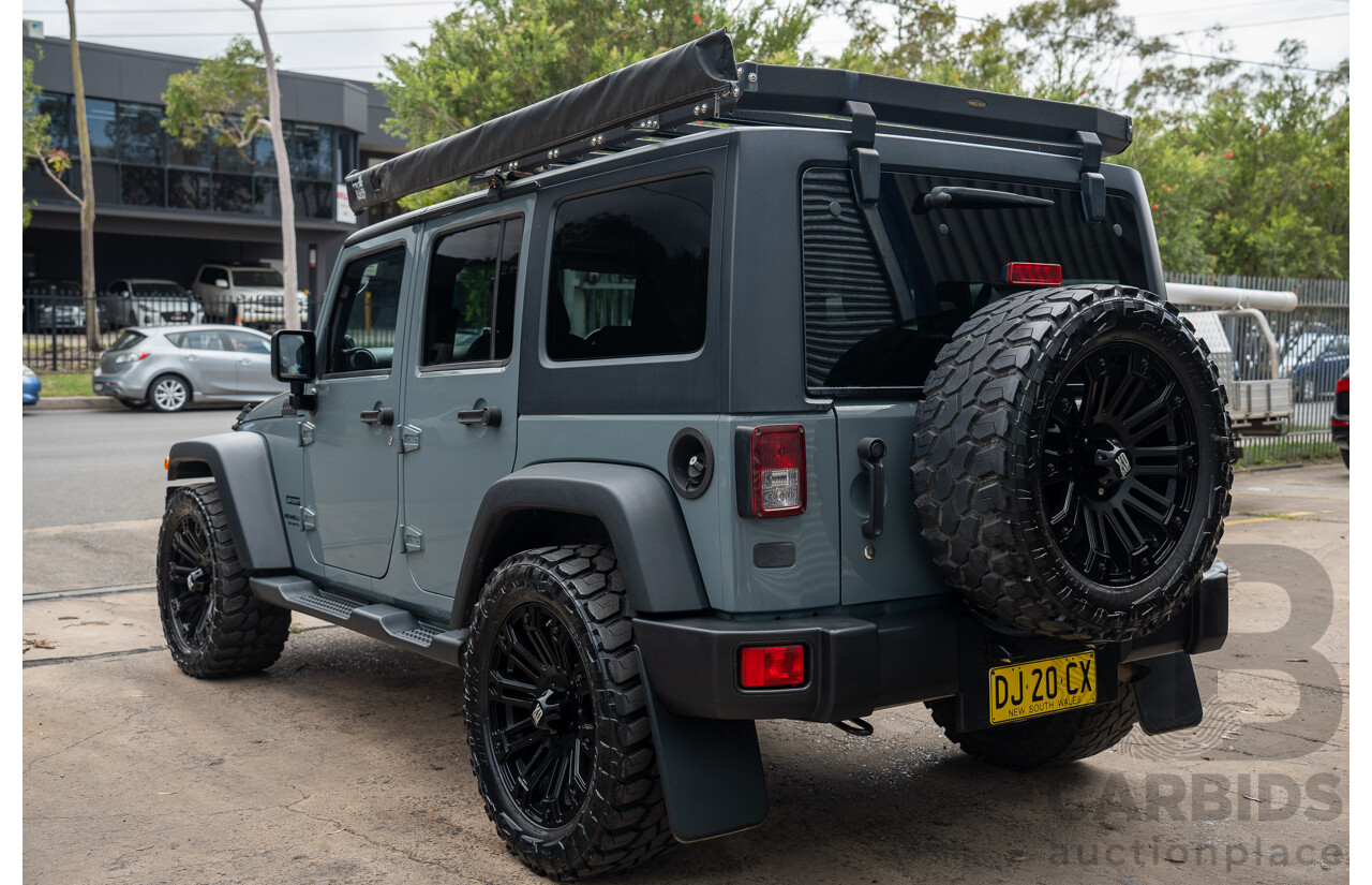 4/2014 Jeep Wrangler Unlimited Sport (4x4) JK MY13 4d Hardtop Anvil Grey V6 3.6L