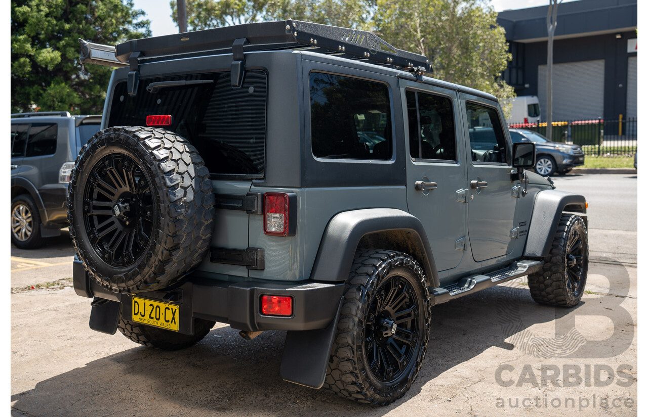 4/2014 Jeep Wrangler Unlimited Sport (4x4) JK MY13 4d Hardtop Anvil Grey V6 3.6L