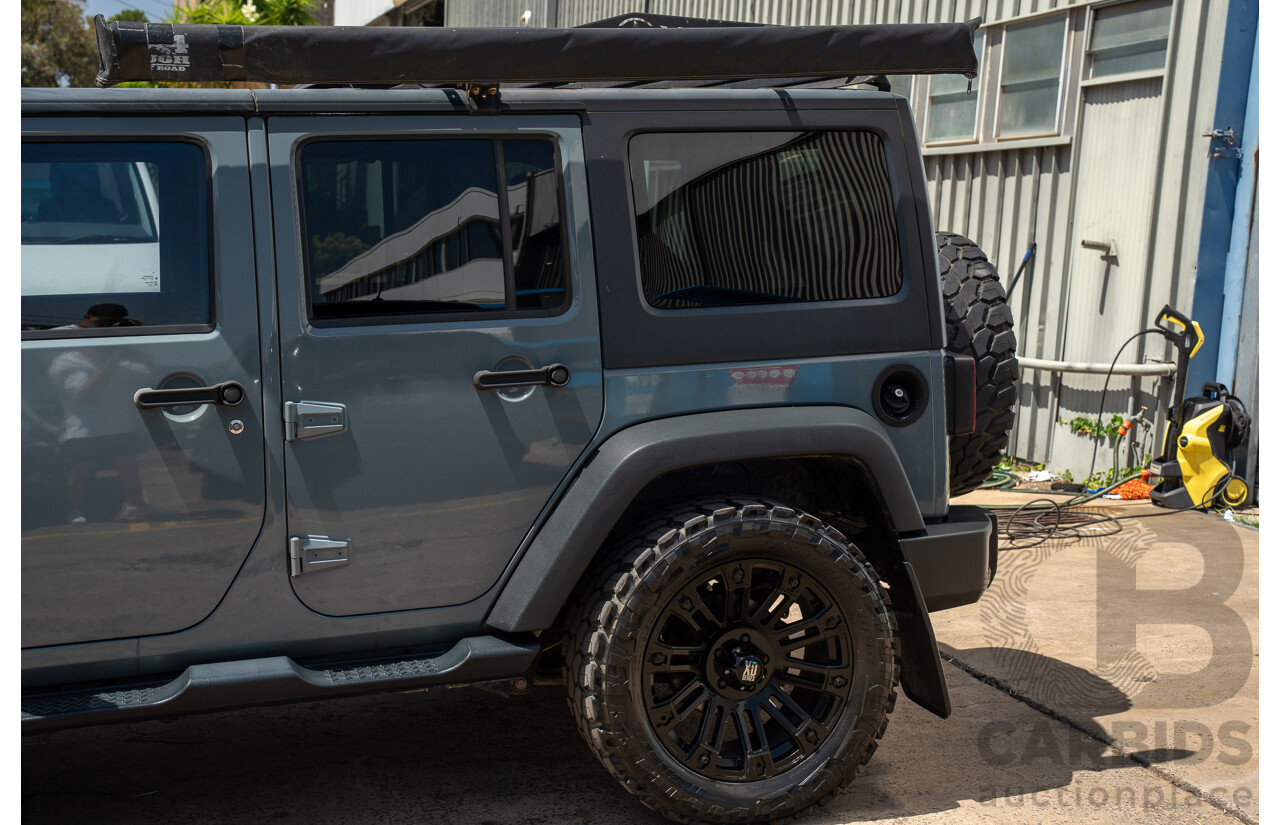 4/2014 Jeep Wrangler Unlimited Sport (4x4) JK MY13 4d Hardtop Anvil Grey V6 3.6L