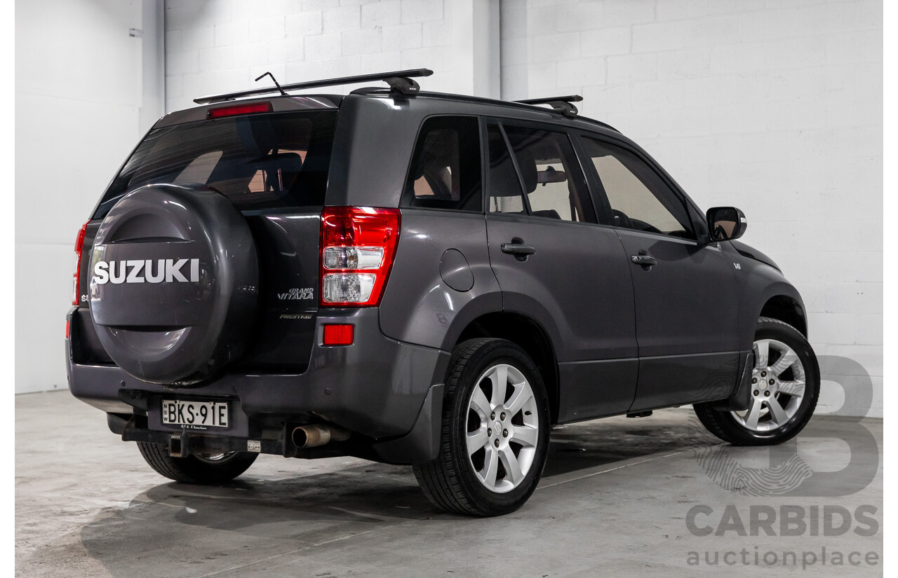 5/2009 Suzuki Grand Vitara Prestige (4x4) JT MY08 Upgrade 4d Wagon Quasar Grey Metallic V6 3.2L