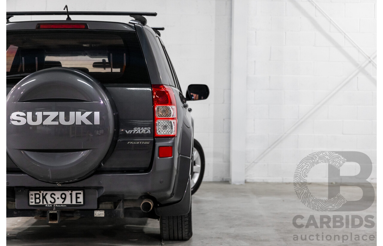 5/2009 Suzuki Grand Vitara Prestige (4x4) JT MY08 Upgrade 4d Wagon Quasar Grey Metallic V6 3.2L