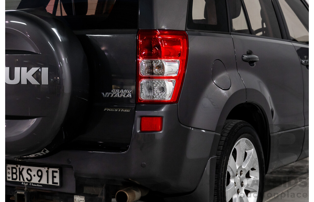5/2009 Suzuki Grand Vitara Prestige (4x4) JT MY08 Upgrade 4d Wagon Quasar Grey Metallic V6 3.2L