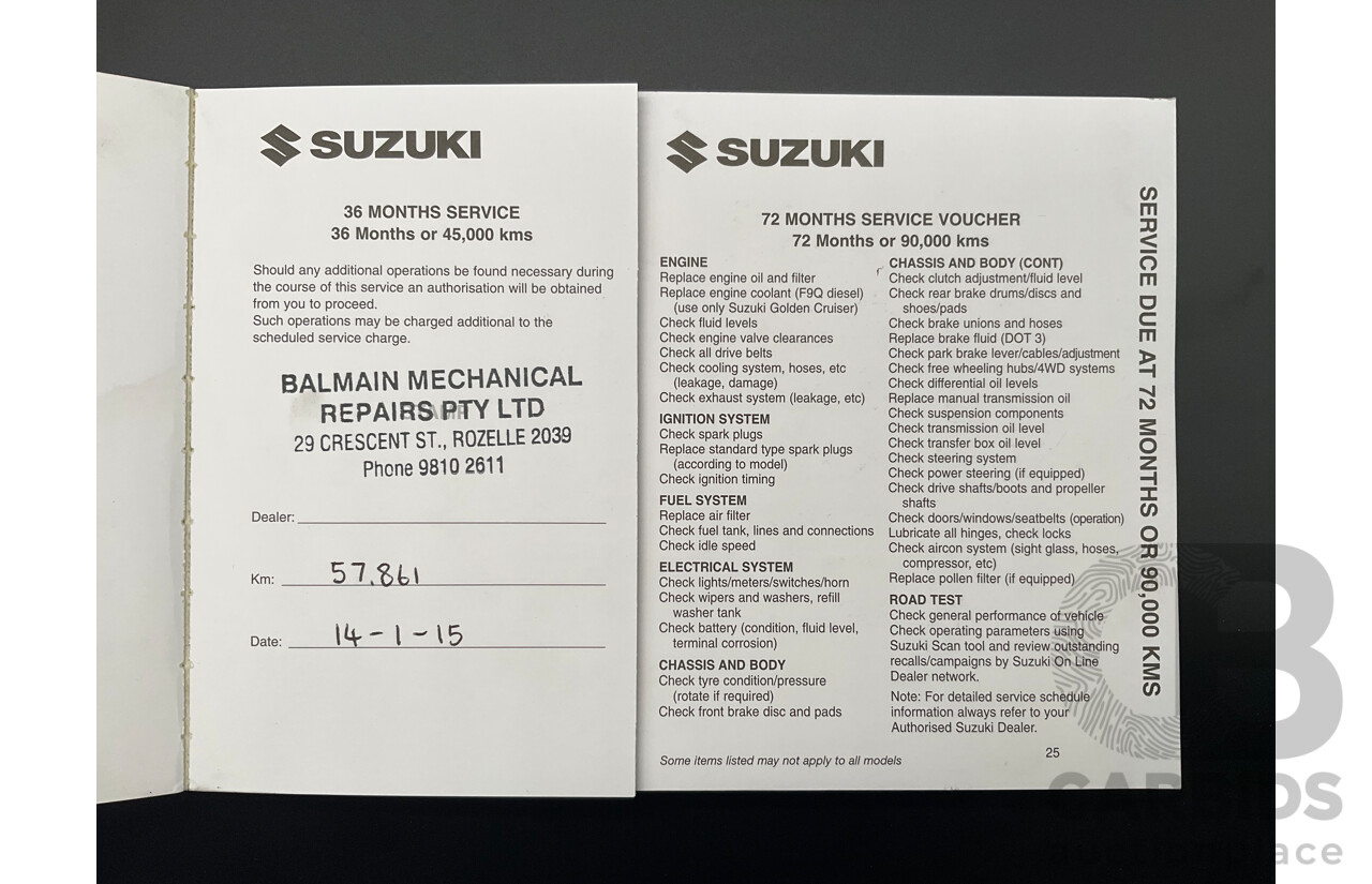 5/2009 Suzuki Grand Vitara Prestige (4x4) JT MY08 Upgrade 4d Wagon Quasar Grey Metallic V6 3.2L