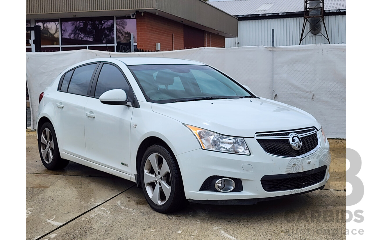 3/2013 Holden Cruze Equipe JH MY14 5d Hatchback White 1.4L