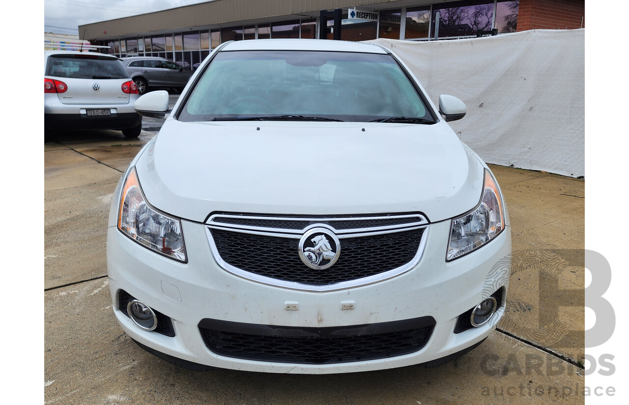 3/2013 Holden Cruze Equipe JH MY14 5d Hatchback White 1.4L