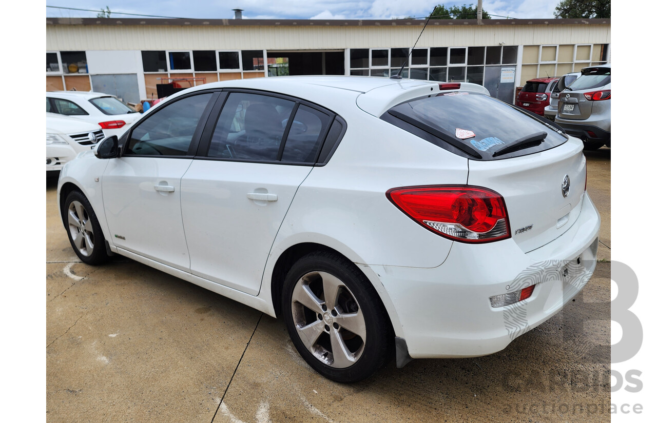 3/2013 Holden Cruze Equipe JH MY14 5d Hatchback White 1.4L