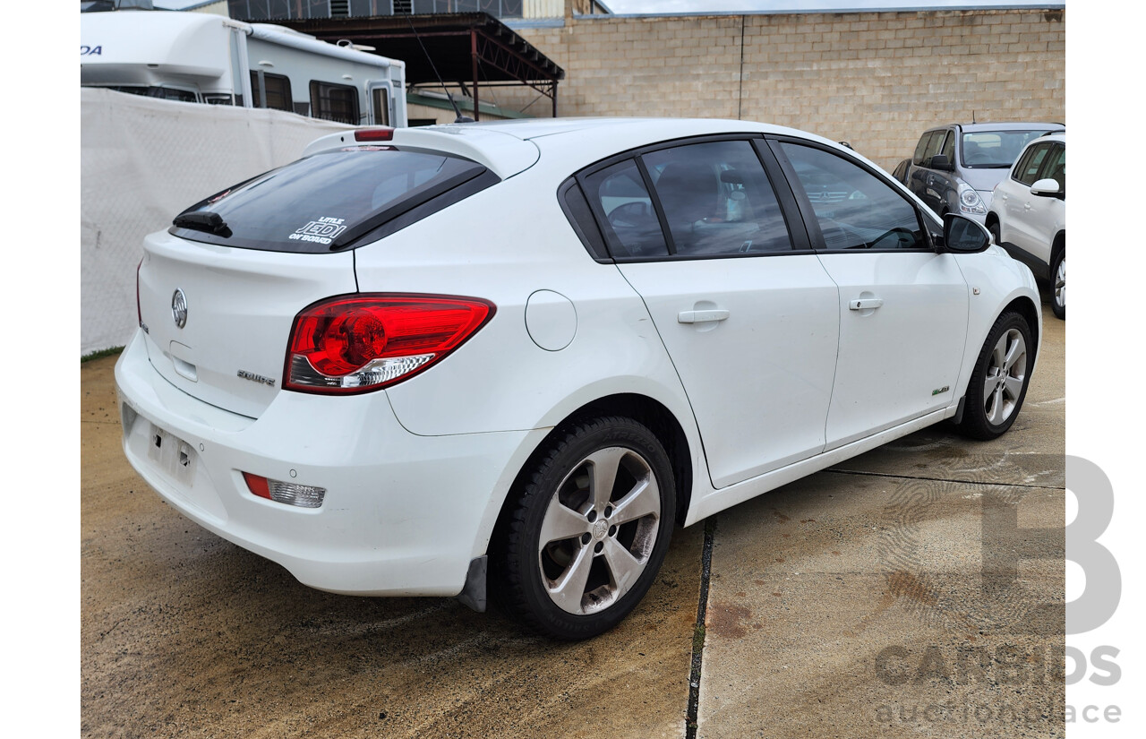 3/2013 Holden Cruze Equipe JH MY14 5d Hatchback White 1.4L