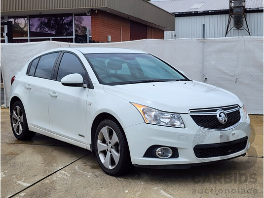 3/2013 Holden Cruze Equipe JH MY14 5d Hatchback White 1.4L