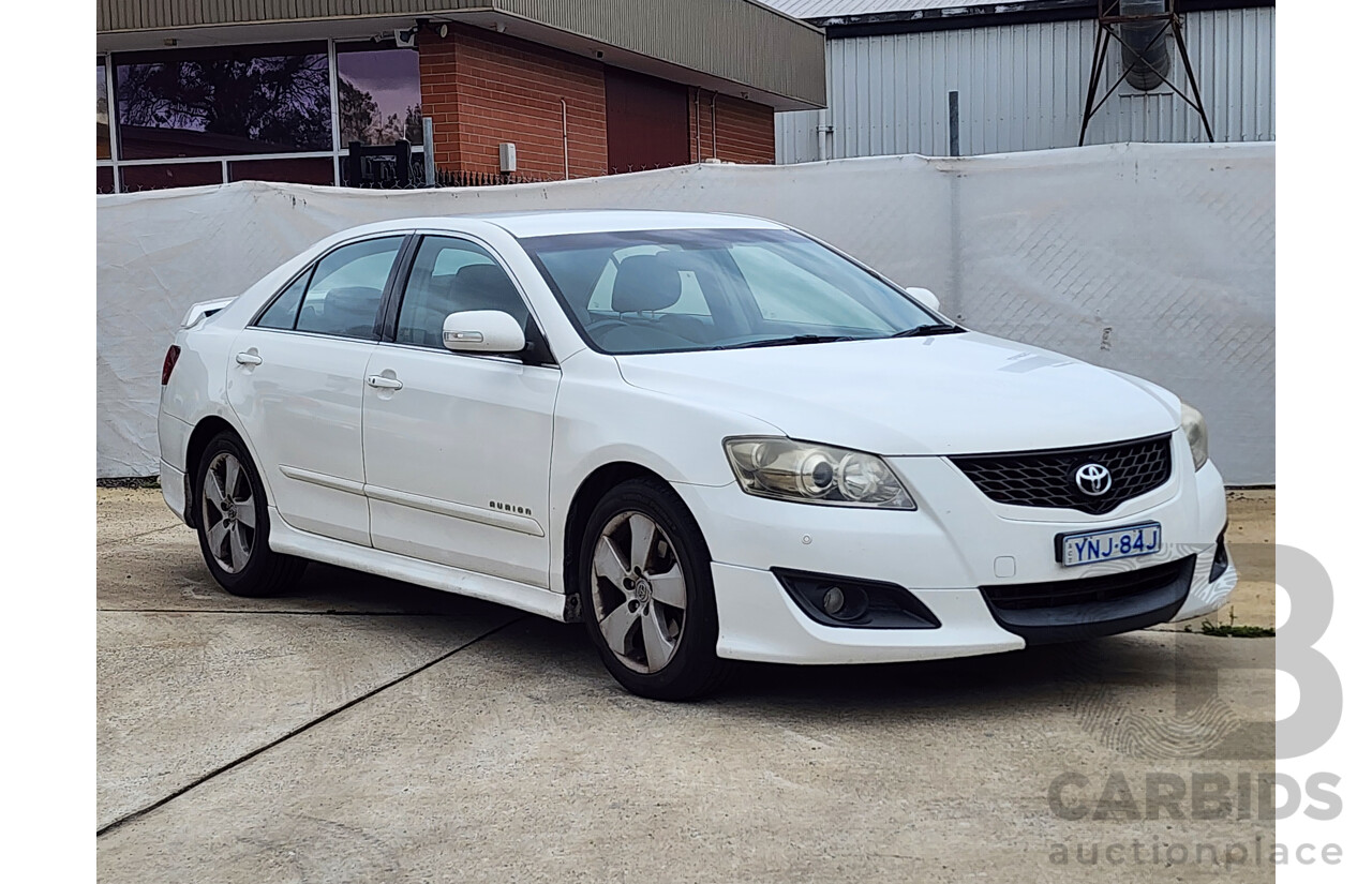 10/2008 Toyota Aurion Sportivo ZR6 GSV40R 4d Sedan White 3.5L