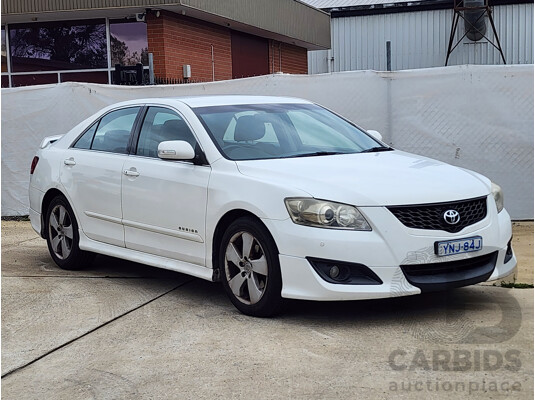 10/2008 Toyota Aurion Sportivo ZR6 GSV40R 4d Sedan White 3.5L