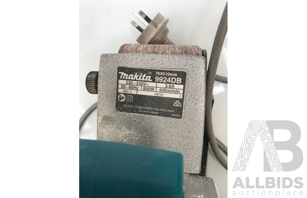 Makita (9924DB) 76mm 3 Inch Belt Sander