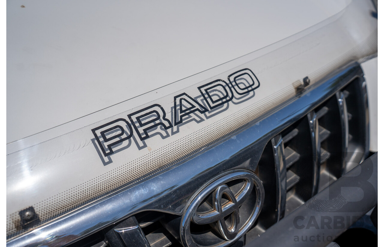 2/2007 Toyota Landcruiser Prado GXL (4x4) KDJ120R 07 Upgrade 4d Wagon Crystal Pearl Turbo Diesel 3.0L - 7 Seater