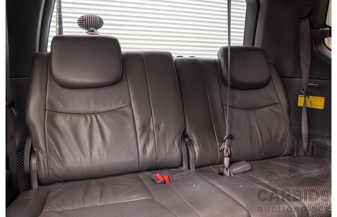 2/2007 Toyota Landcruiser Prado GXL (4x4) KDJ120R 07 Upgrade 4d Wagon Crystal Pearl Turbo Diesel 3.0L - 7 Seater