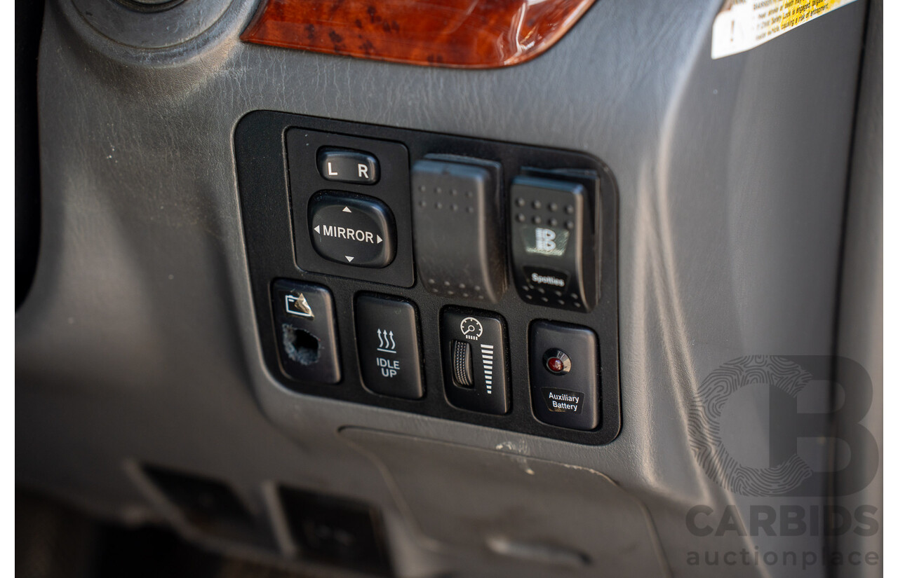 2/2007 Toyota Landcruiser Prado GXL (4x4) KDJ120R 07 Upgrade 4d Wagon Crystal Pearl Turbo Diesel 3.0L - 7 Seater