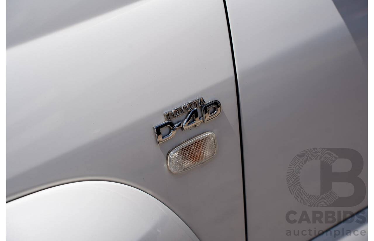 2/2007 Toyota Landcruiser Prado GXL (4x4) KDJ120R 07 Upgrade 4d Wagon Crystal Pearl Turbo Diesel 3.0L - 7 Seater