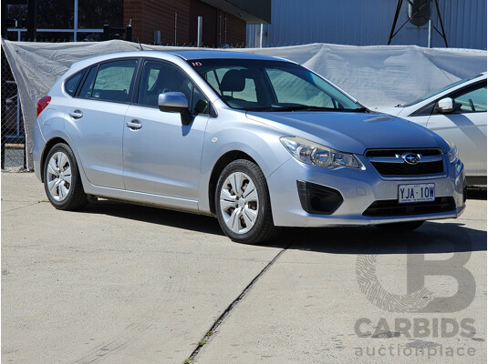 7/2012 Subaru Impreza 2.0i (AWD) MY12 5d Hatchback Silver 2.0L