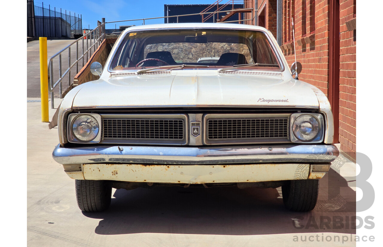 3/1971 Holden HG Kingswood 4d Sedan Kashmir White 3.0L