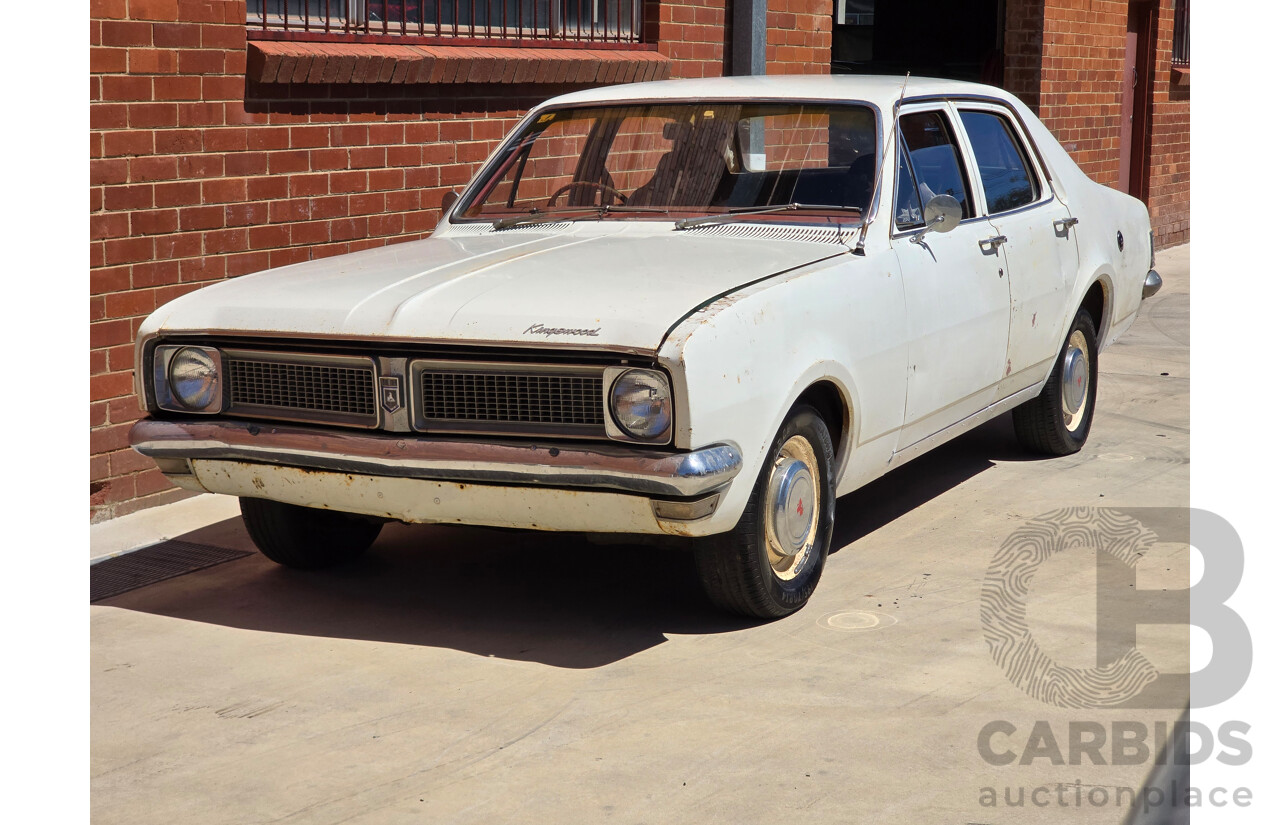 3/1971 Holden HG Kingswood 4d Sedan Kashmir White 3.0L