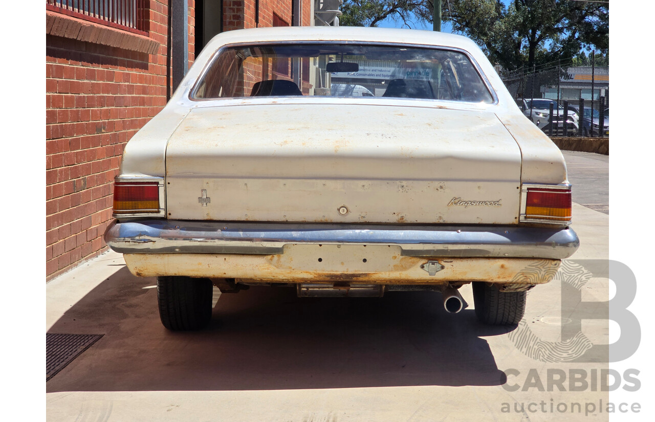 3/1971 Holden HG Kingswood 4d Sedan Kashmir White 3.0L