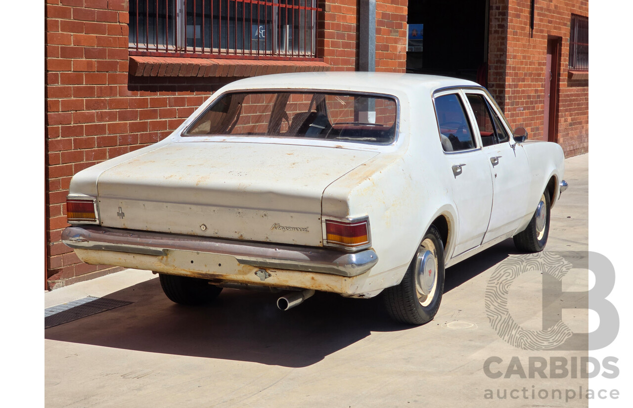 3/1971 Holden HG Kingswood 4d Sedan Kashmir White 3.0L