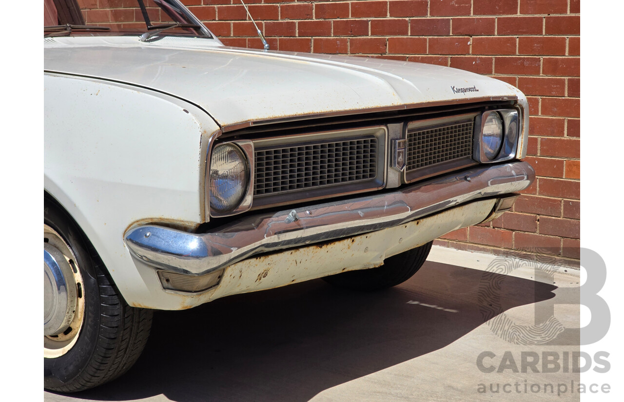 3/1971 Holden HG Kingswood 4d Sedan Kashmir White 3.0L