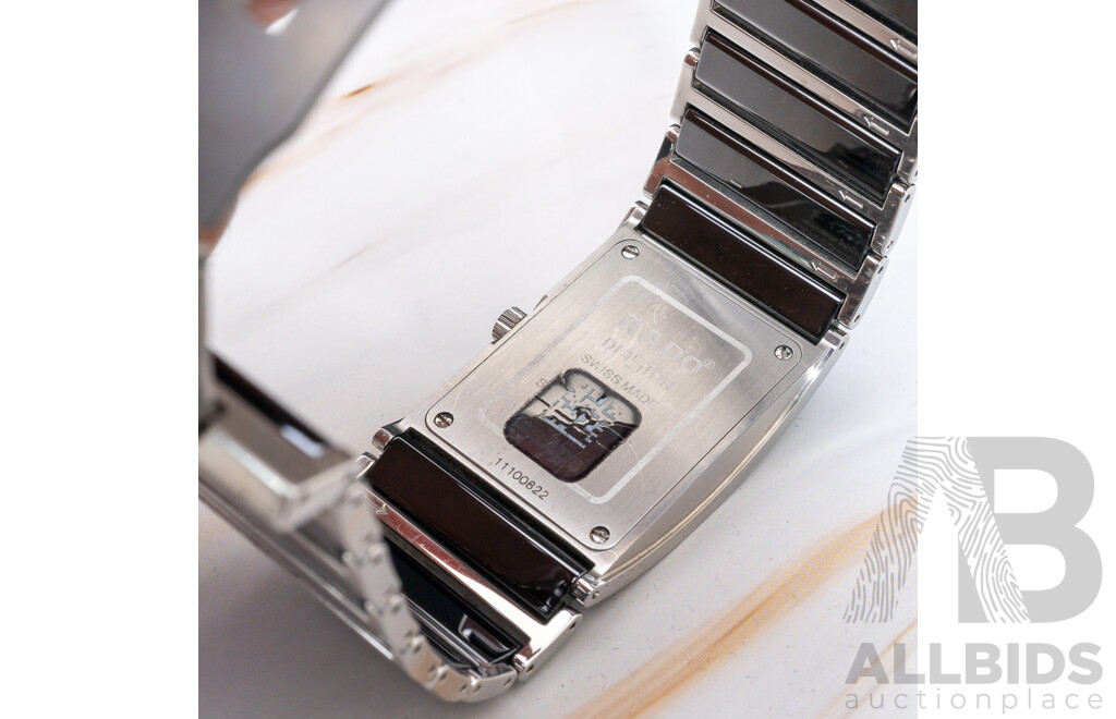 RADO Diastar Jubile Black Diamond Ceramic Watch, R20757759, TDW 0.315ct -  with Original Presentation Box and Documents