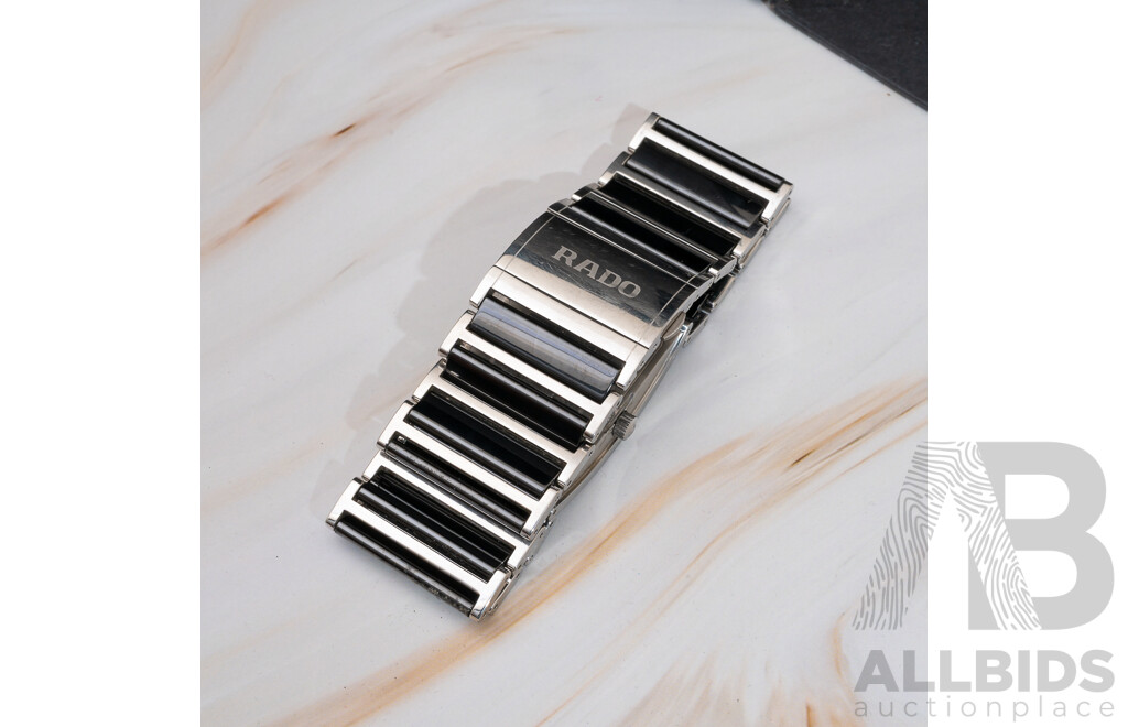 RADO Diastar Jubile Black Diamond Ceramic Watch, R20757759, TDW 0.315ct -  with Original Presentation Box and Documents