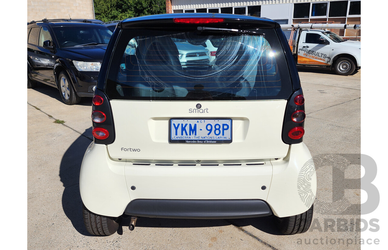 1/2007 Smart Fortwo Coupe  2d Coupe White 0.7L