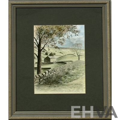 Colin Williamson, (20th Century, British), York; the Shambles, York; Hutton-Le-Hole, Yorkshire; Watendlath & Swaledale, Collection of Five Quality Prints of Original Watercolours, 31 x 26 cm (frames) (5)