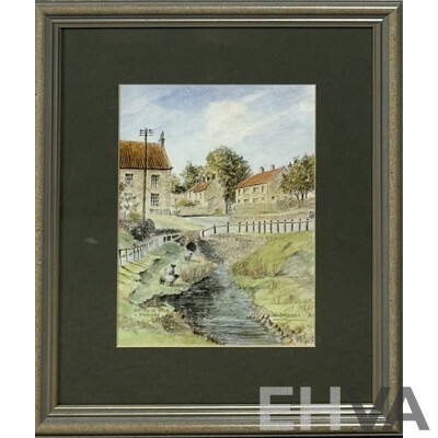 Colin Williamson, (20th Century, British), York; the Shambles, York; Hutton-Le-Hole, Yorkshire; Watendlath & Swaledale, Collection of Five Quality Prints of Original Watercolours, 31 x 26 cm (frames) (5)