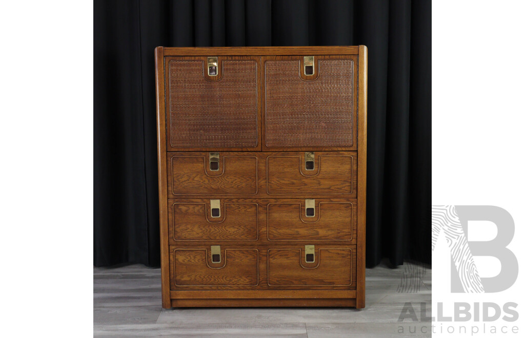 Oak Gentleman's Cabinet