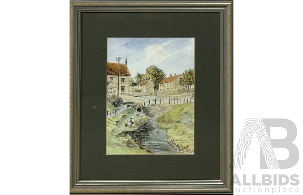 Colin Williamson, (20th Century, British), York; the Shambles, York; Hutton-Le-Hole, Yorkshire; Watendlath & Swaledale, Collection of Five Quality Prints of Original Watercolours, 31 x 26 cm (frames) (5)