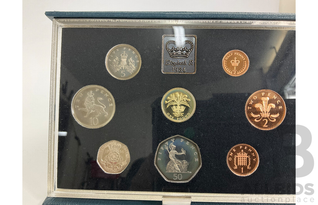United Kingdom 1984 Proof Coin Set