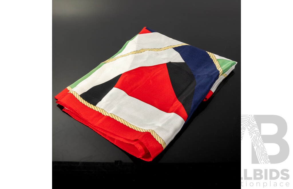 Collection Silk Scarves Including Ginnie Johansen, Two Jacqmar Examples, Christian Dior and More