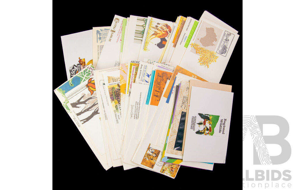 Collection of Australian Stamp Packs and First Day Covers, Examples Spanning 1969 to 1982