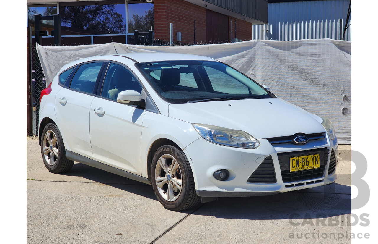 7/2013 Ford Focus Trend LW MK2 5d Hatchback White 2.0L