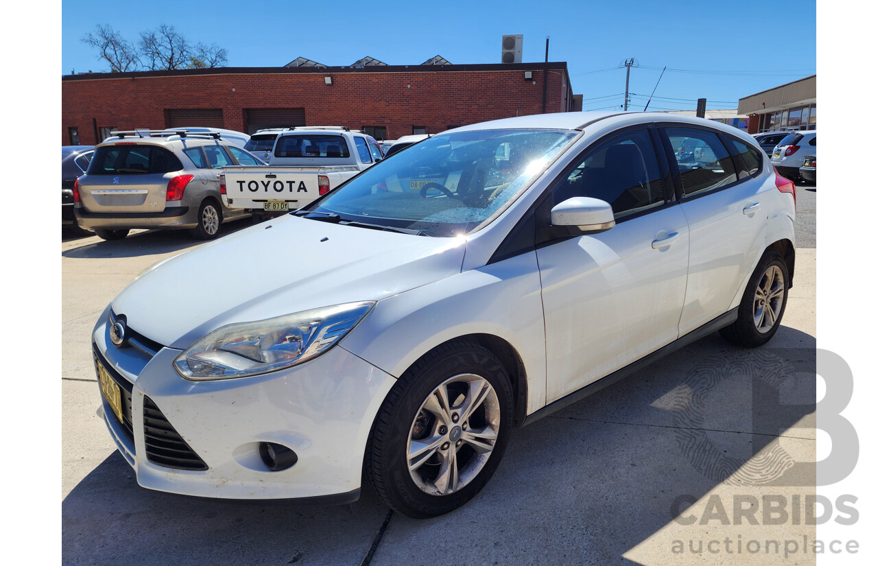 7/2013 Ford Focus Trend LW MK2 5d Hatchback White 2.0L