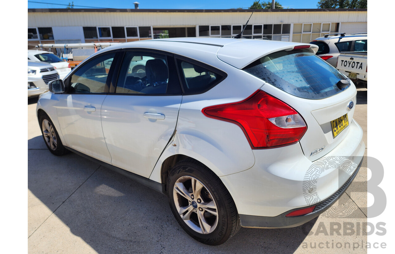 7/2013 Ford Focus Trend LW MK2 5d Hatchback White 2.0L