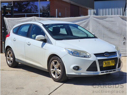 7/2013 Ford Focus Trend LW MK2 5d Hatchback White 2.0L