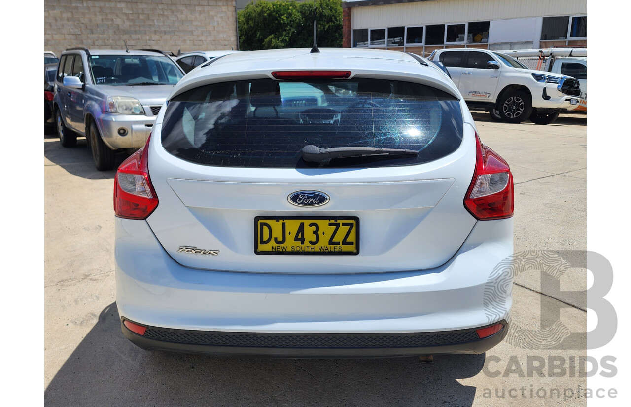 1/2012 Ford Focus Ambiente LW 5d Hatchback White 1.6L